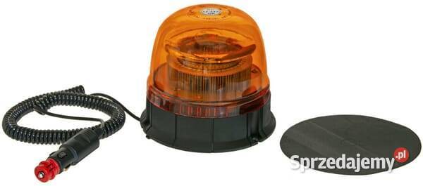 Lampa błyskowa LED 24W 1224V na magnes z wtyczką Kamionna
