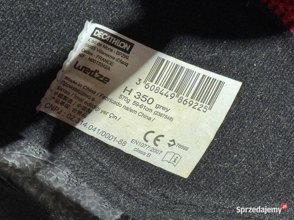 Kask Narciarski Wedze L 5961 zintegrowana szyba Narty Świętochłowice