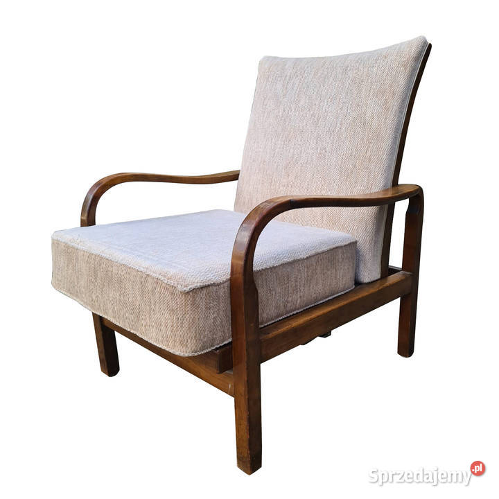 Rozkładany FOTEL ART DECO sprzedam