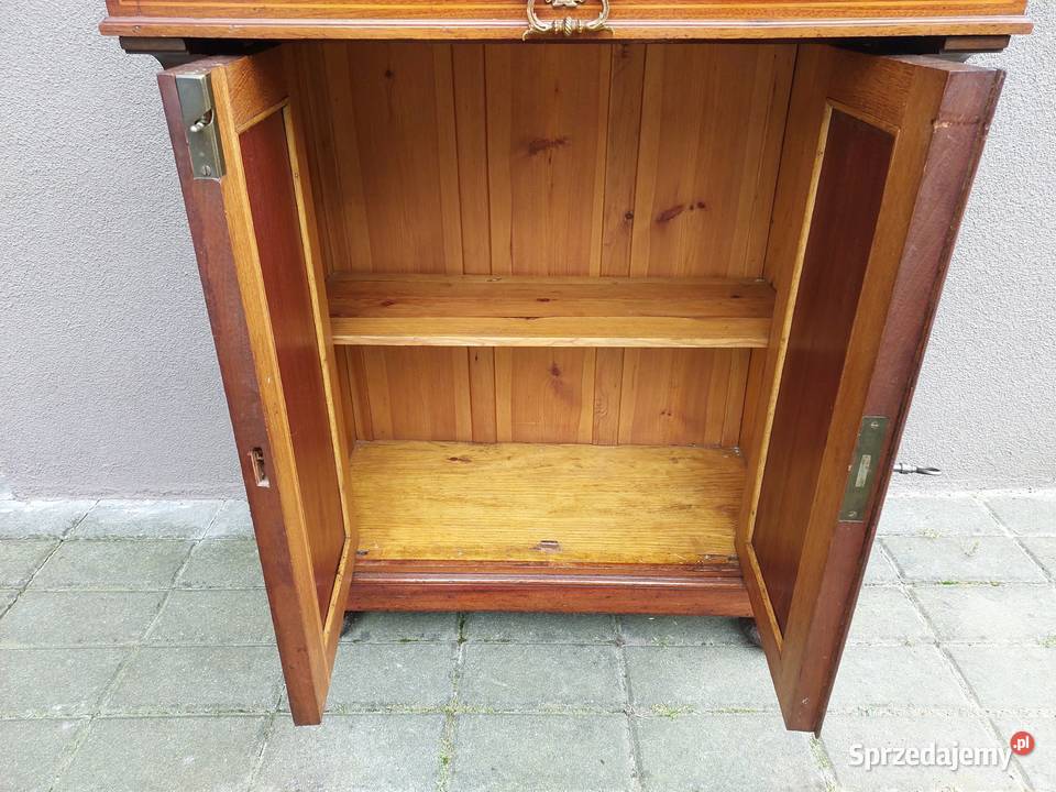 Stary eklektyczny sekretarzyk ok 1900r mały Tczew