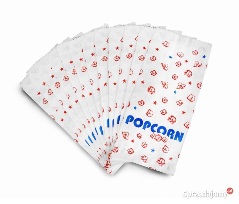 Torebki opakowanie na popcorn 22 x 10 Olsztyn