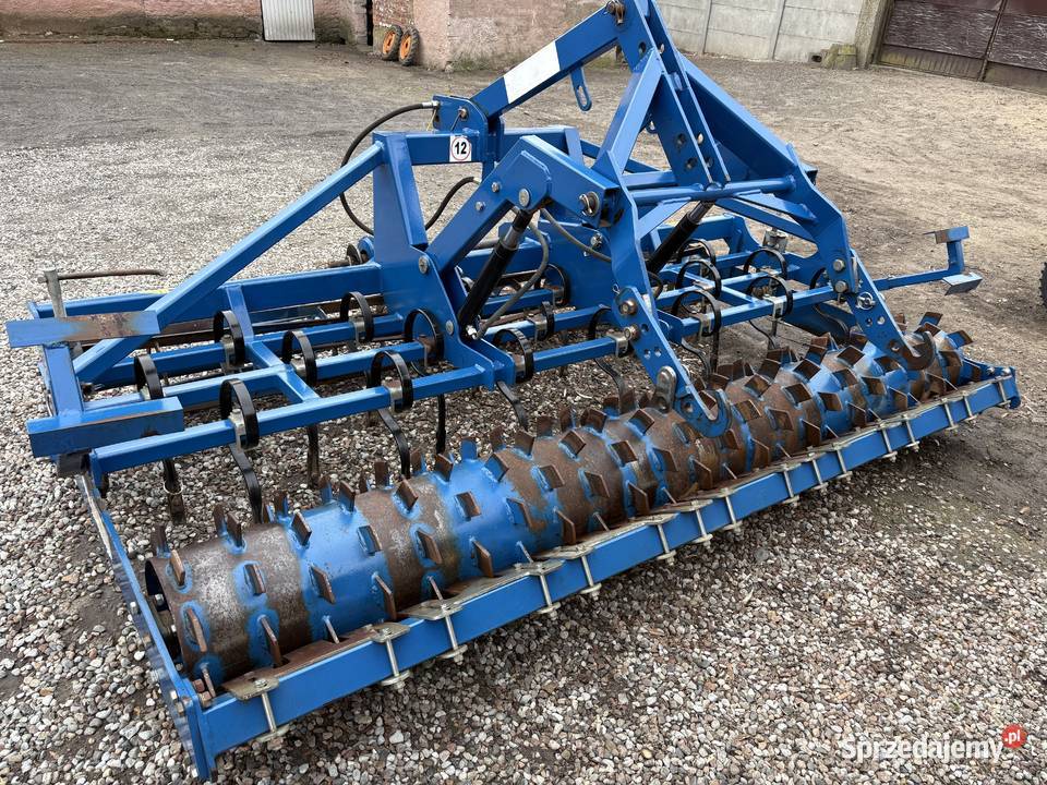 Agregat Uprawowo siewny 3m Rolmako wał pakera Wilczyn