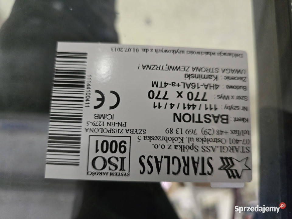 OKNO okna do obory hali warsztatu FIX 850x850 2 Pozostałe Rudolfowo