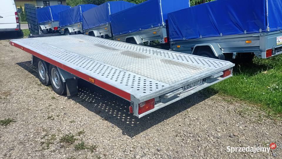 Przyczepa laweta GEWE 51x21 płaska 2700DMC Zamość