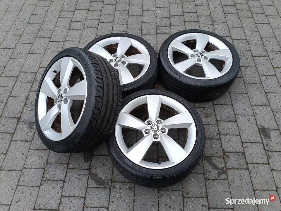 Sprzedam komplet felg aluminiowych Skoda Rapid Samochodowe Posada