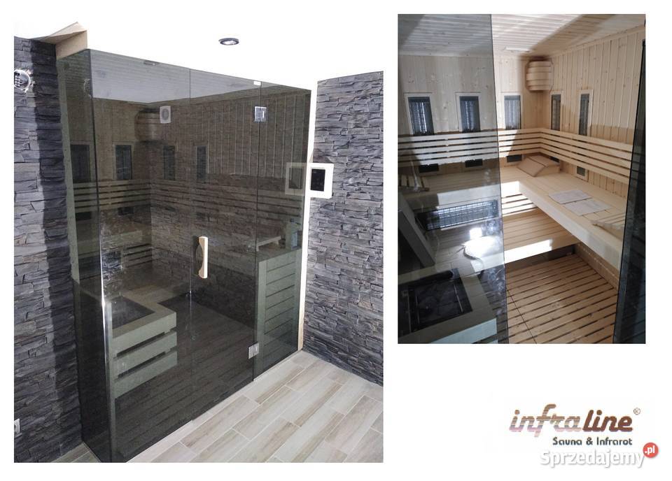 BUDOWA SAUN NA WYMIAR SAUNA FIŃSKA INFRALINE Włocławek