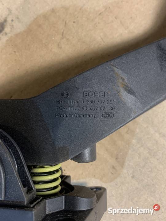 Potencjometr pedał gazu 9646702180 peugeot 307 Szczecin