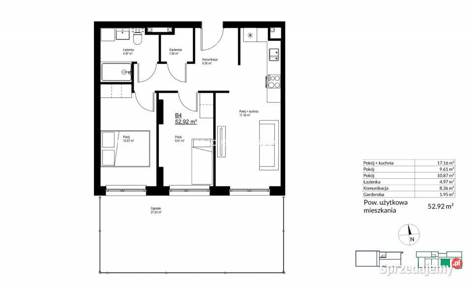 Mieszkanie Kraków Bieżanów 5292m2 3 pokojowe