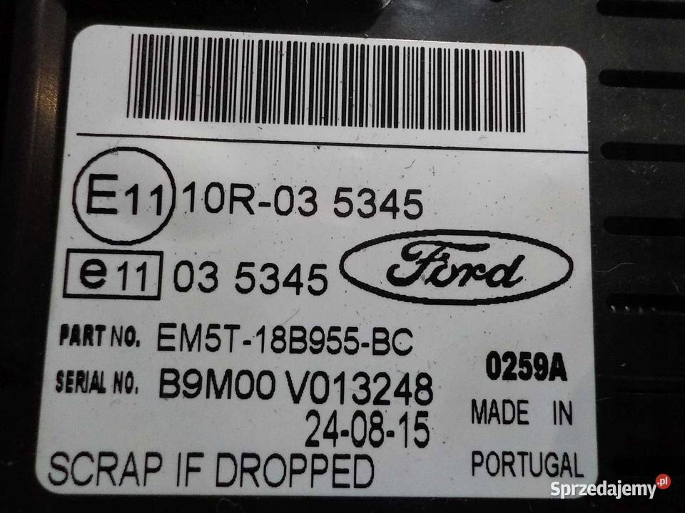 FORD KUGA MK2 15r wyswietlacz EM5T18B955BC Suków