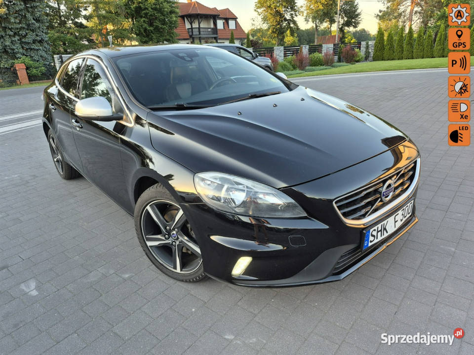 Volvo V40 20d 190 RDESIGN navi full led chromy klimatyzacja V40 Drelów
