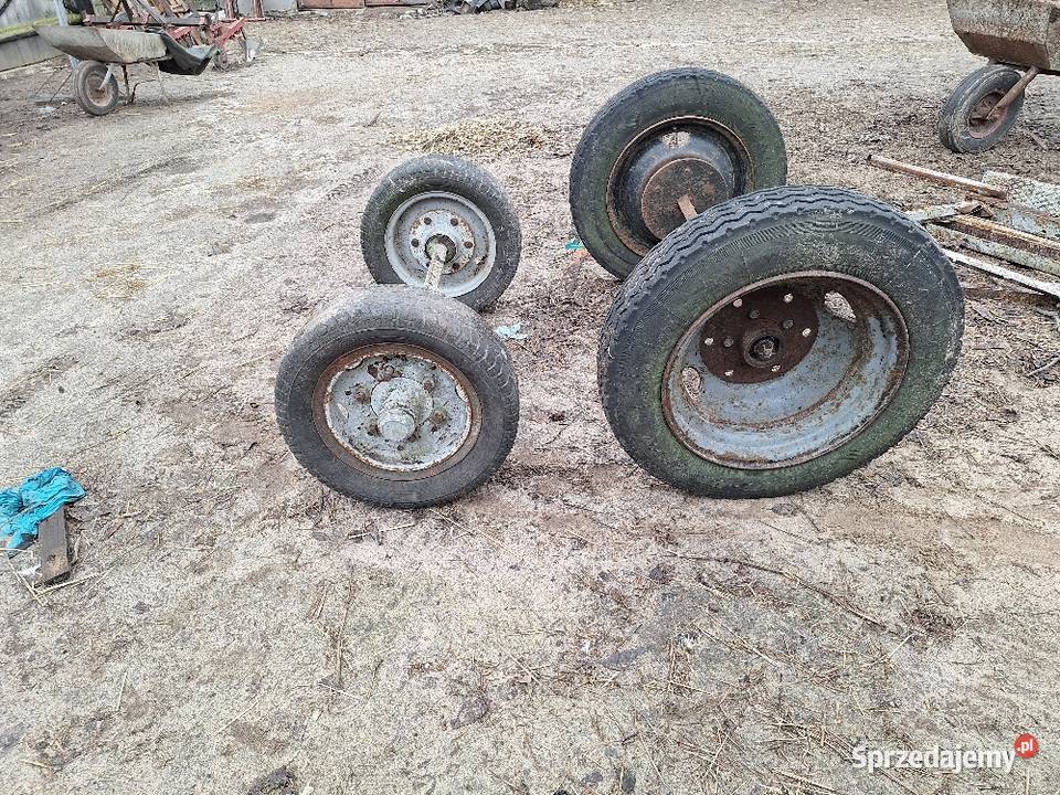 Sprzedam oś 2 sztuki na kołach 15 i 20 do nieuszkodzony Libiszów