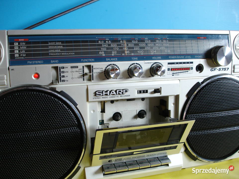 Radiomagnetofon SHARP GF5757H Antyki, Sztuka, Kolekcje Zielona Góra