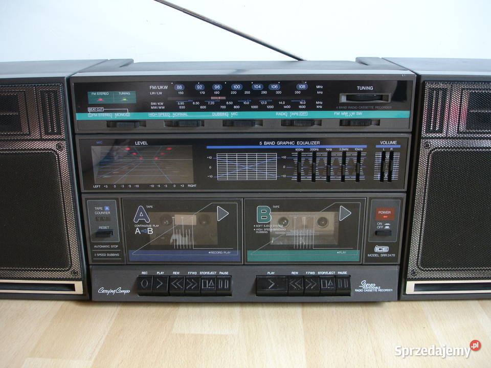 Radiomagnetofon ICE SRR 2478 Zielona Góra