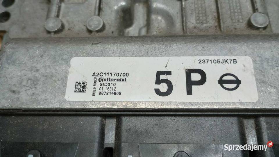 Komputer Sterownik Silnika Nissan Navara 23Dci