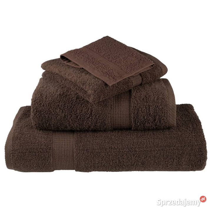 Ręczniki premium SOLUND 2 brązowe 80x200 Warszawa