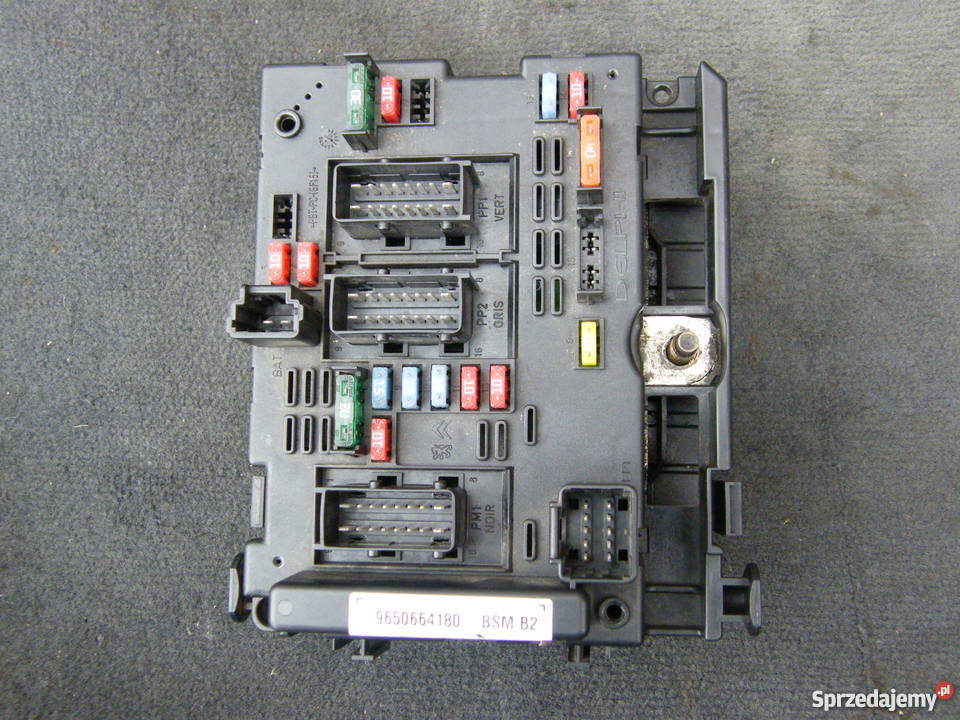 SKRZYNKA MODUŁ BSM B2 DELPHI 9650664180 PEUGEOT osobowe