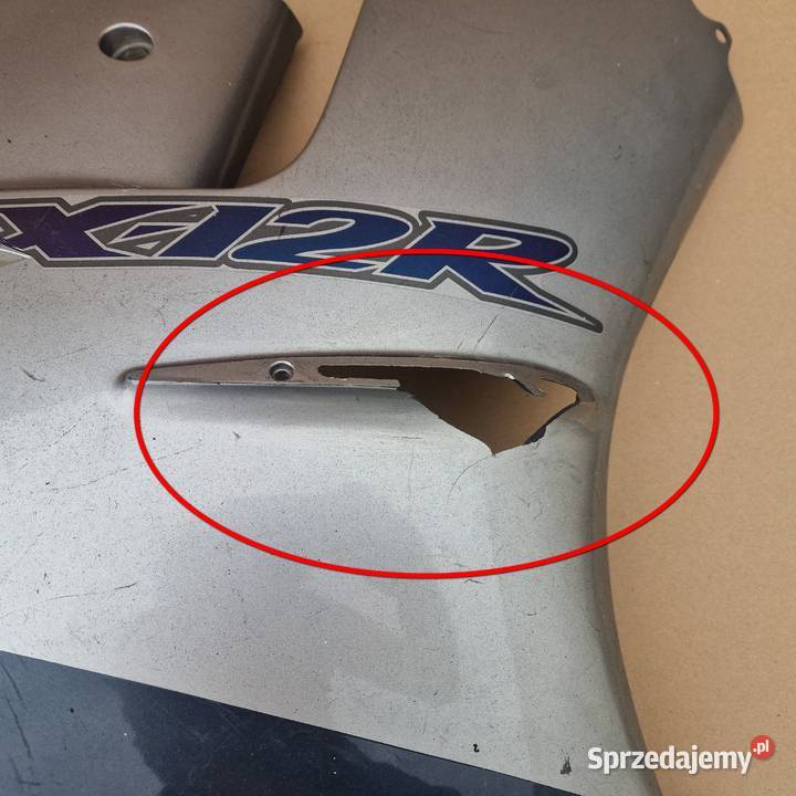 KAWASAKI ZXRR 20002006 BOK OWIEWKA BOCZEK OSŁONA Szyby i owiewki Bieleń
