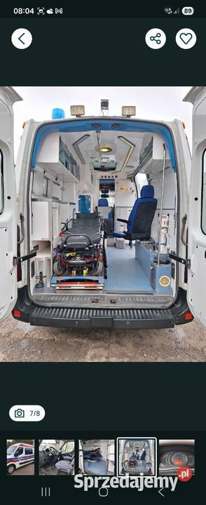 Ambulans karetka Renault Master 2013r przejscie Renault warmińsko-mazurskie