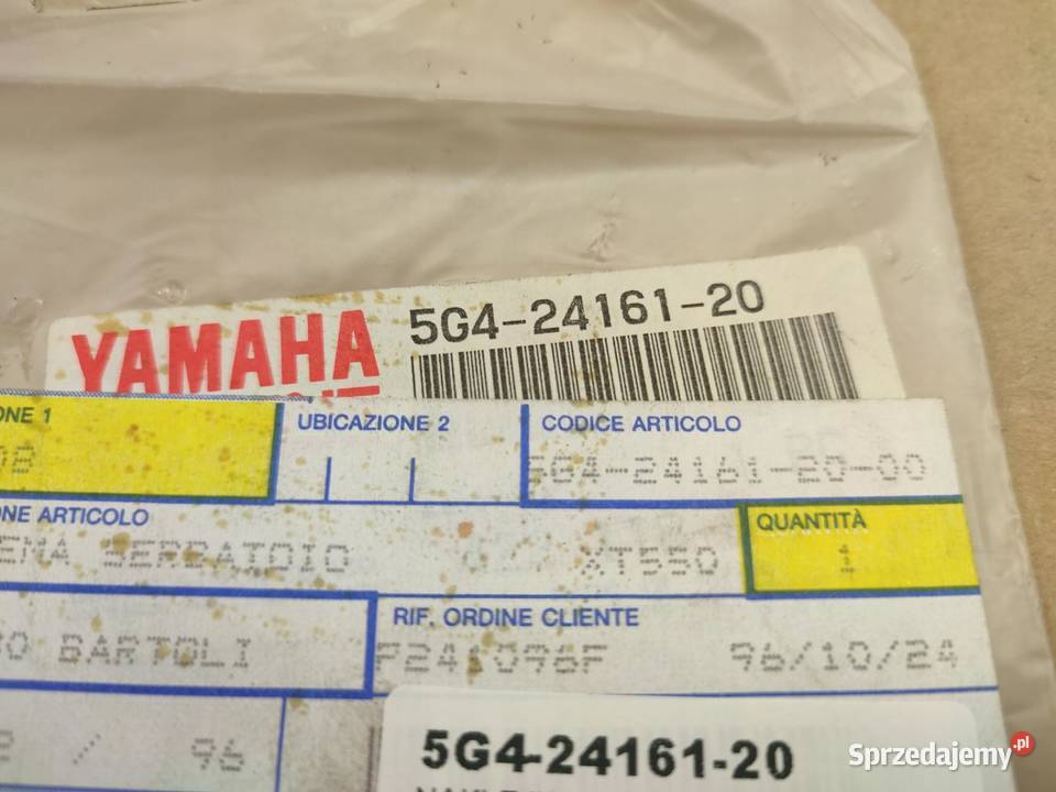 NAKLEJKA EMBLEMAT NA BAK YAMAHA XT 550 1982