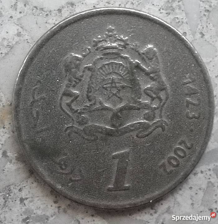MAROKO1 DIRHAM2002 r Numizmatyka Legionowo