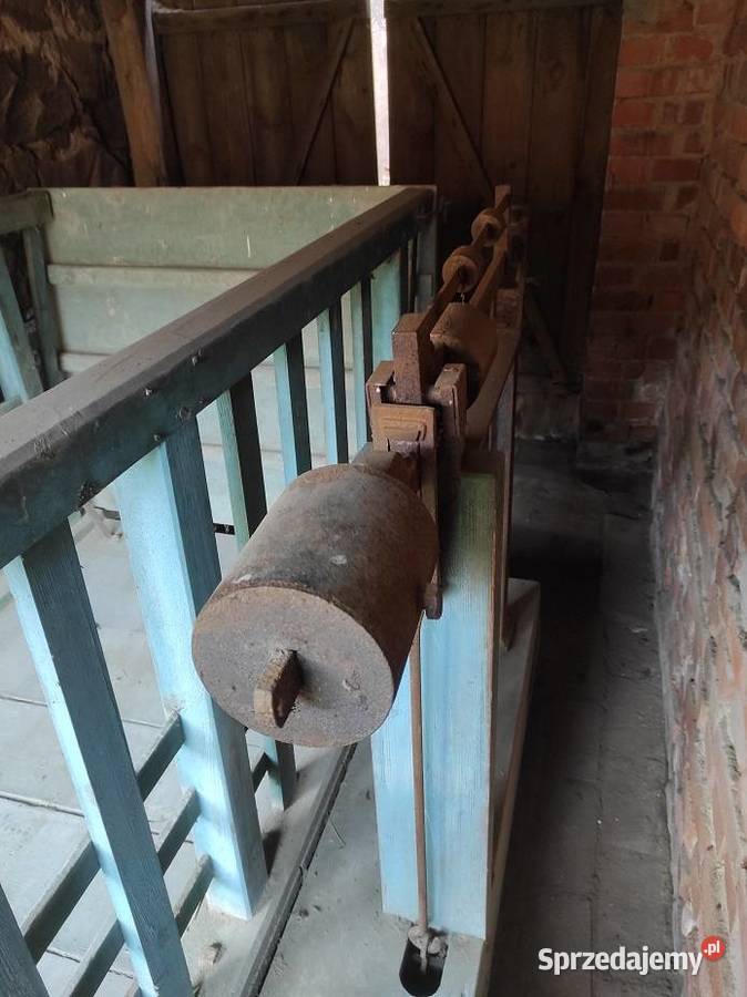 Przedwojenna waga inwentarzowa klatkowa lubuskie Nowa Jabłona