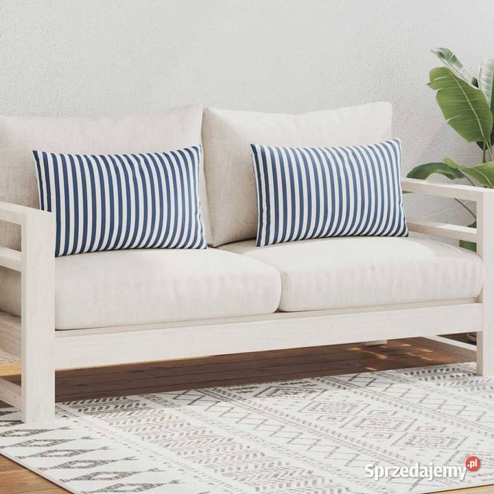 Poduszki na zewnątrz 2 w paski 60x40 Dom i Ogród Warszawa