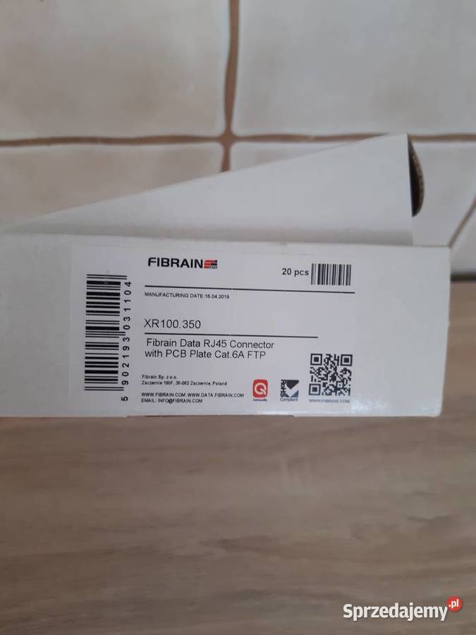 Wtyk RJ45 kat6A ekranowany do zarabiania Pilica