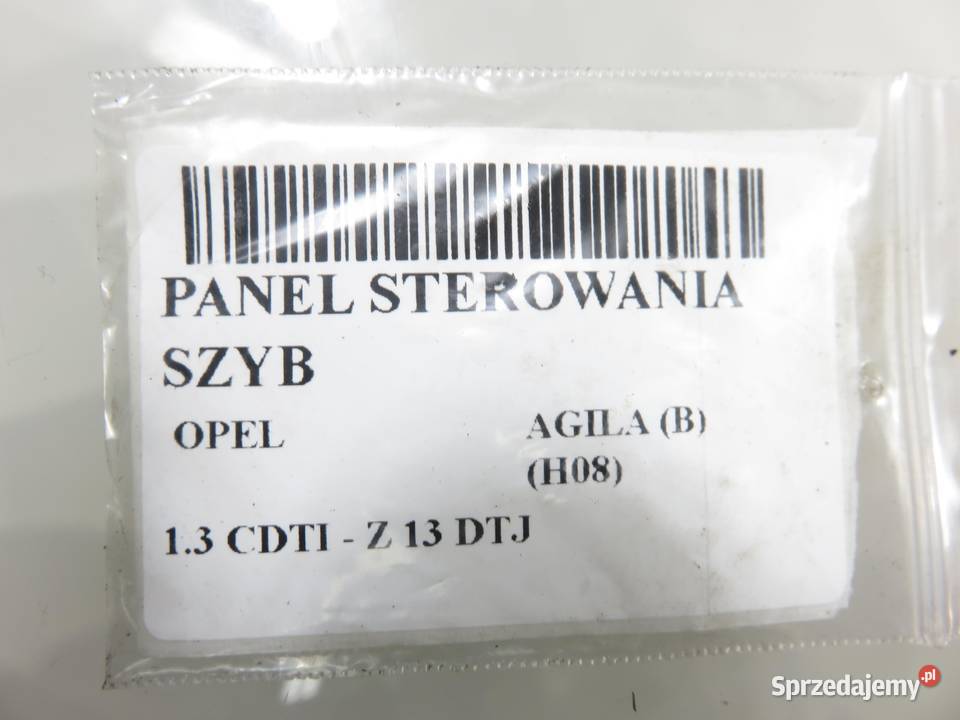 PANEL SZYB OPEL AGILA B H08 62J10 62J102657T