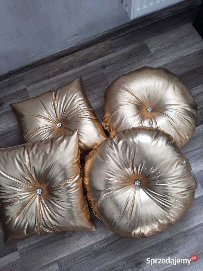 PODUSZKA GLAMOUR SREBRNA ZŁOTA 40x40 45x45 50x50 Przemyśl
