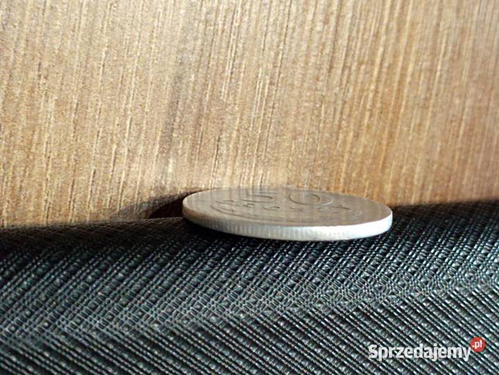 sprzedam trzecie 50 gr 1957 r bzm Numizmatyka Chełm sprzedam