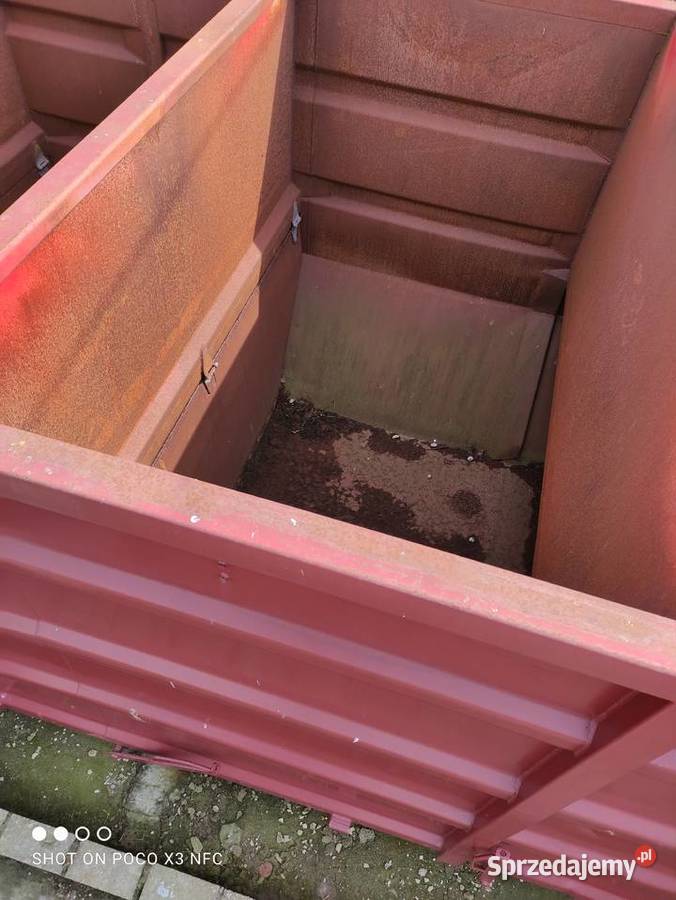 Kontener Hakowy do zboża pelletu 4 komorowy Łomża