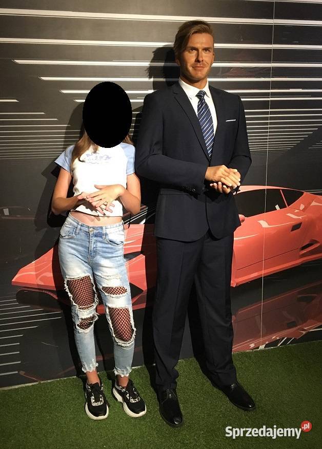 Jeansowe Spodnie MISS RJz Kabaretkową wstawką wielkopolskie Rawicz sprzedam