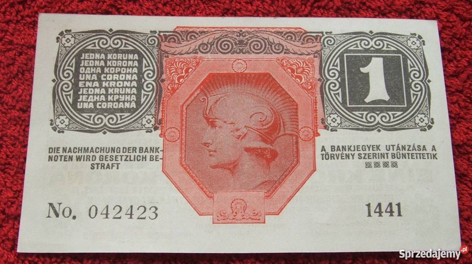 AUSTRIA WĘGRY 1 KORONA 1916 Kolekcjonerski Katowice