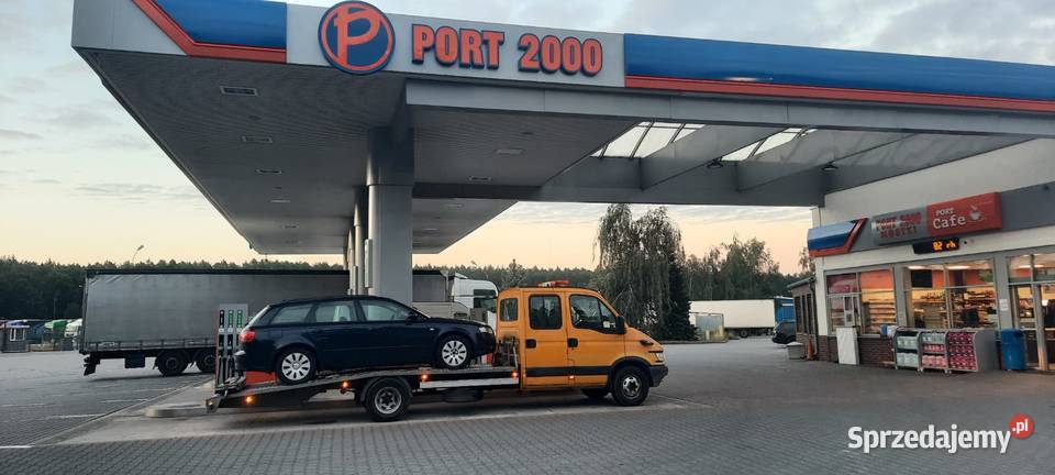 Auto pomoc holowanie holownik Wrocław Łódź Złoczew