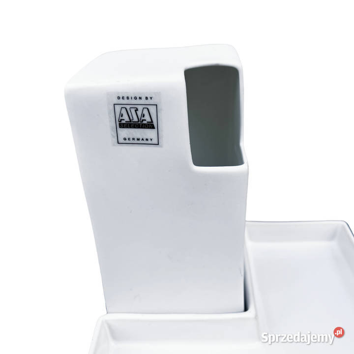 Biały minimalistyczny wazon podstawka Asa Niemcy mazowieckie Warszawa