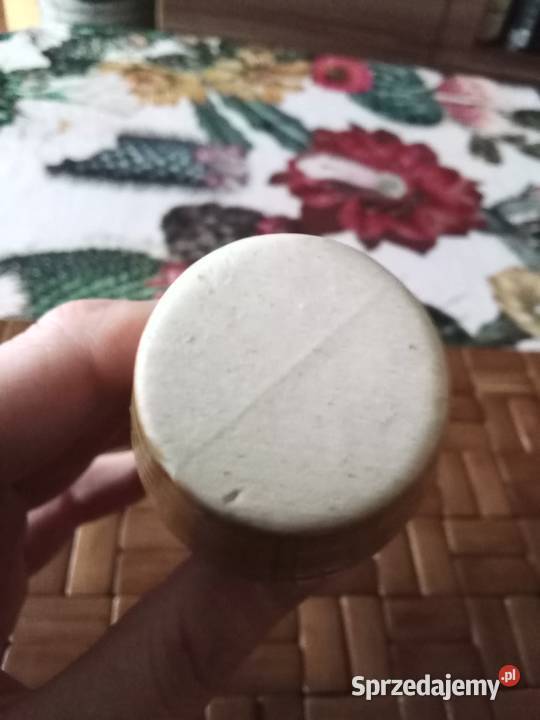 Prl wazon z uszami porcelit beżowy Łódź