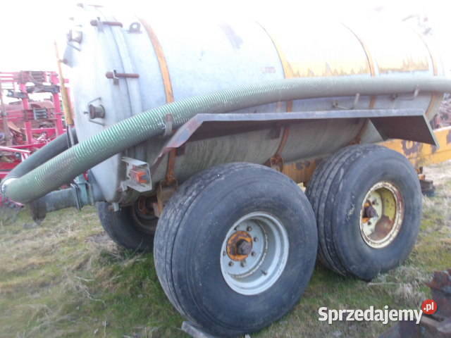 Beczkowóz przyczepa asenizacyjna 7000 l tandem nieuszkodzony Tychowo