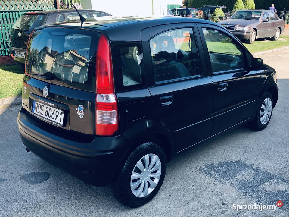Fiat Panda II 11MPI 55 Czarny metalizowany 55KM Przeworsk