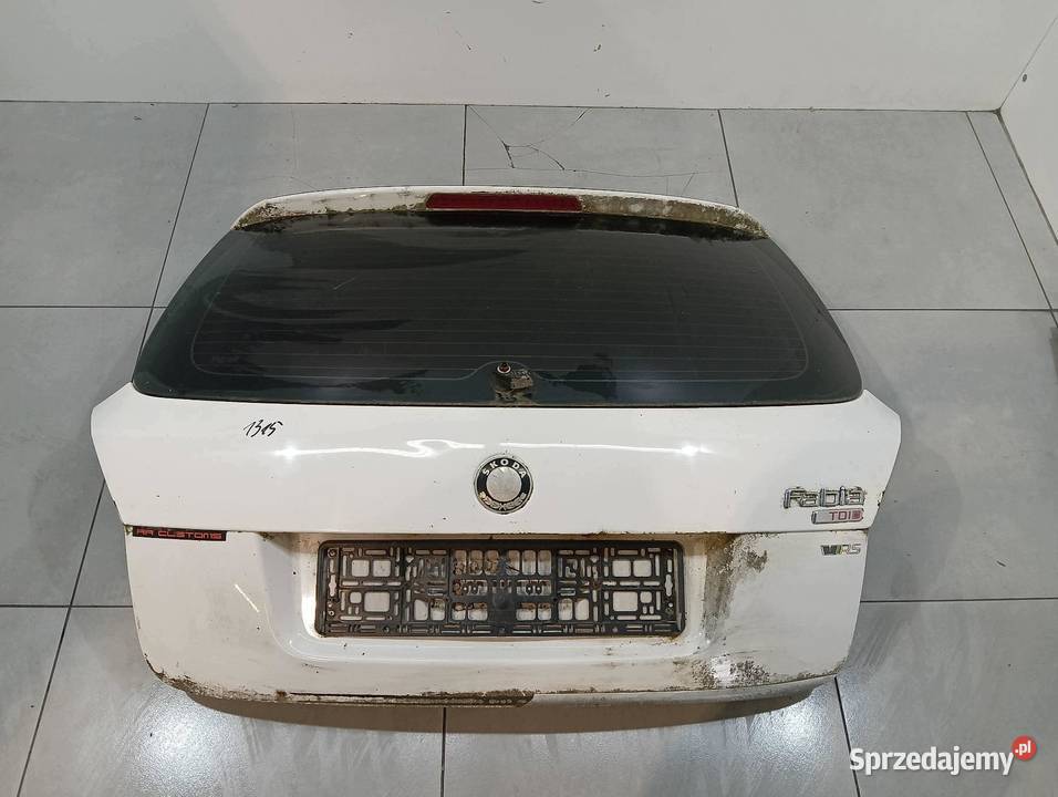 KLAPA TYŁ SZYBA KOMBI Skoda Fabia II 20072014 Klapy bagażnika Klapy bagażnika świętokrzyskie