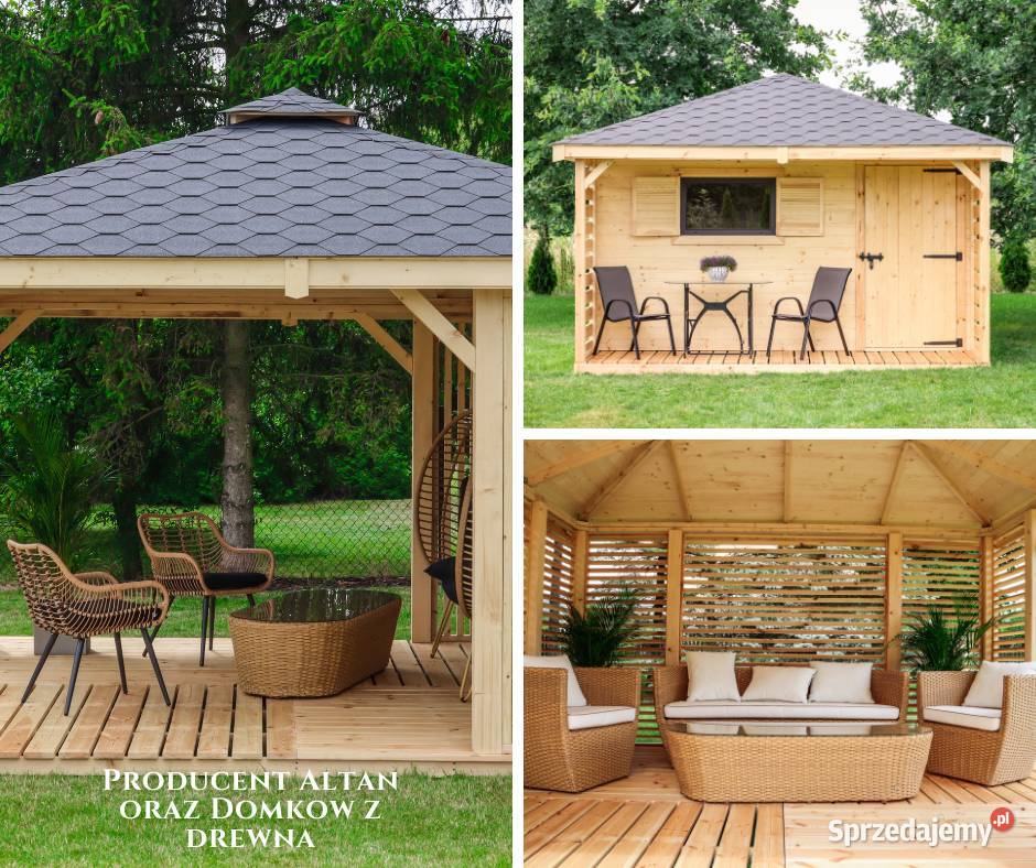 Domek ogrodowy Nowoczesne Altany San Marco wym śląskie Nieznanice