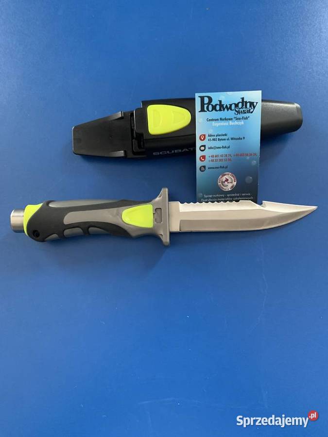 Nóż nurkowy Finn I Sport i Wypoczynek Bytom sprzedam