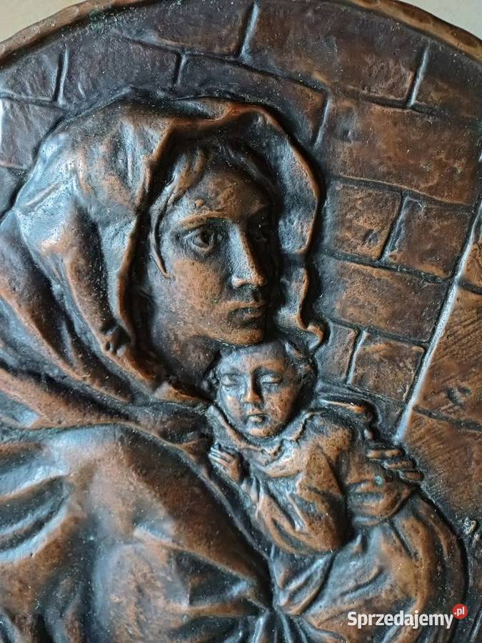 vintage relief miedziany sprzedam