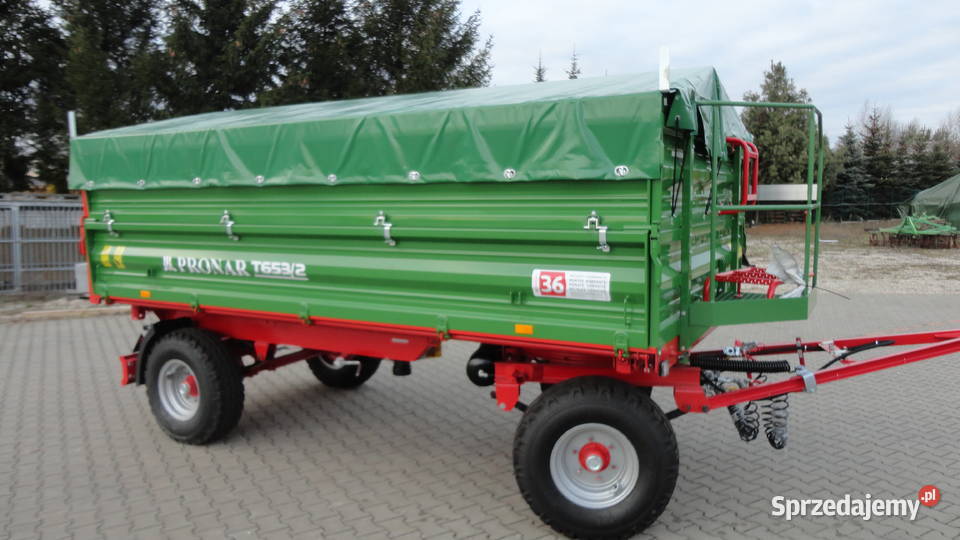 Przyczepa rolnicza dwuosiowa Pronar T6532 6T Kozenin