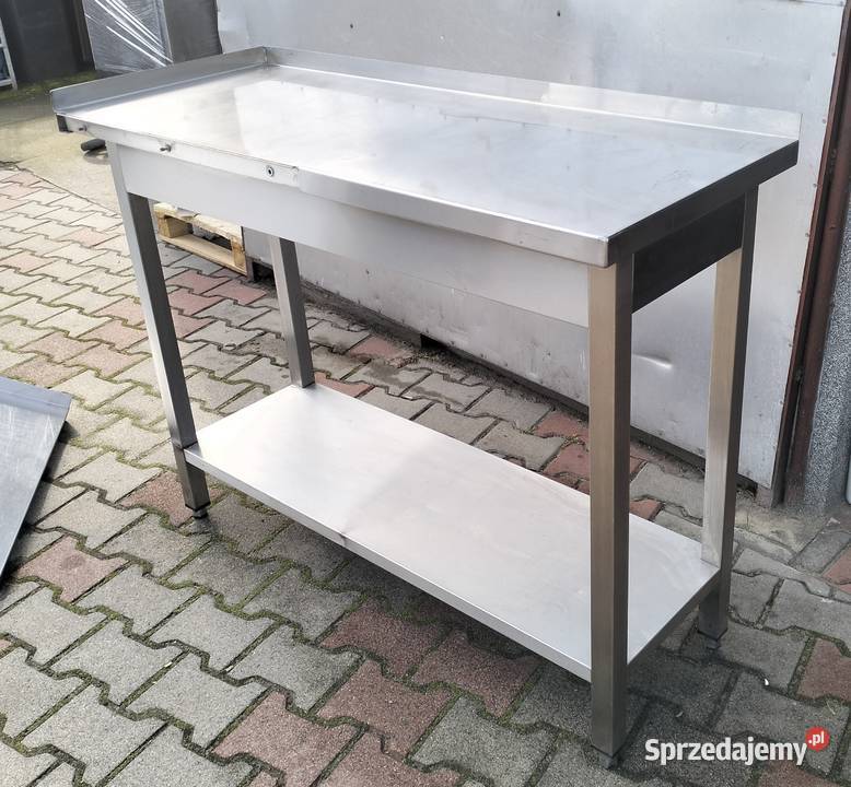 Stół gastronomiczny z półką 125x50x85 Słupia Kapitulna