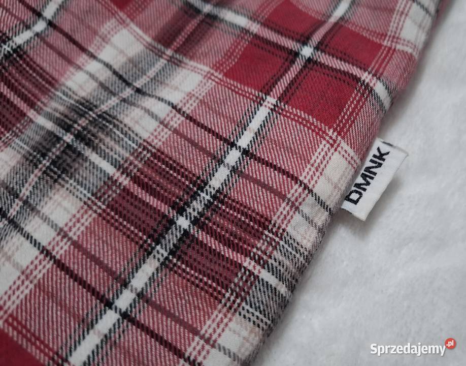 Koszula chłopięca w kratkę długi rękaw DMNK 122 chłopiec