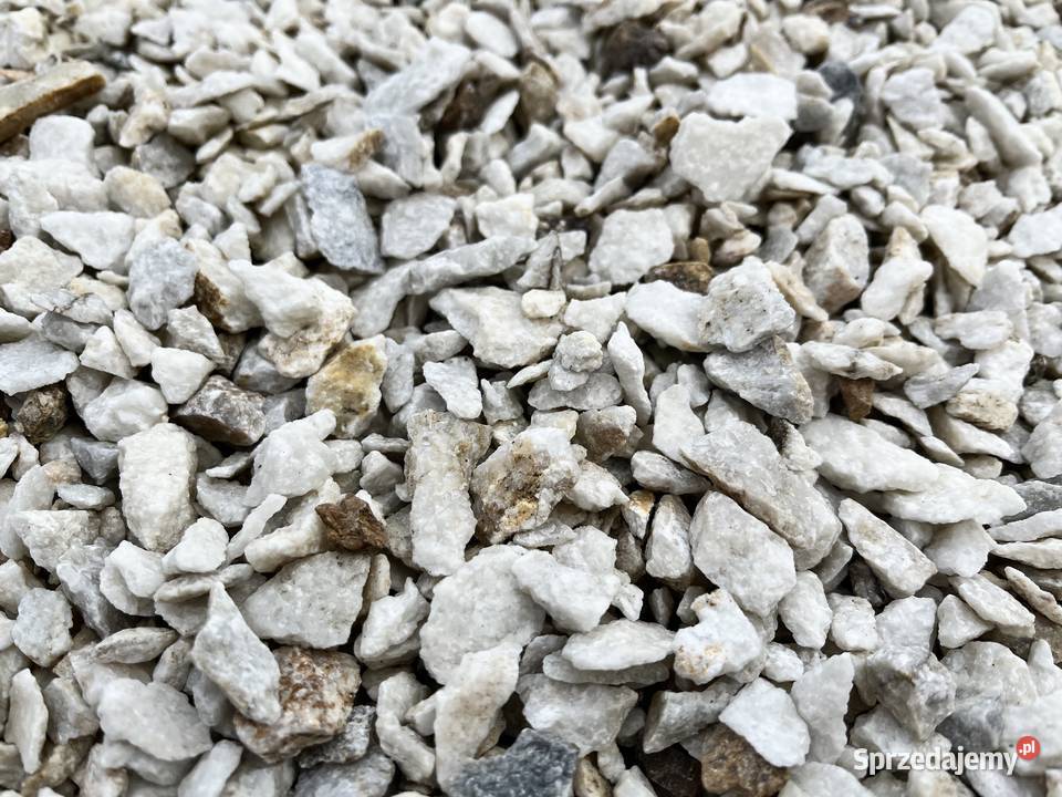 Grys Cristal Kamień Kremowy Ogrodowy Biała Grys i kermazyt