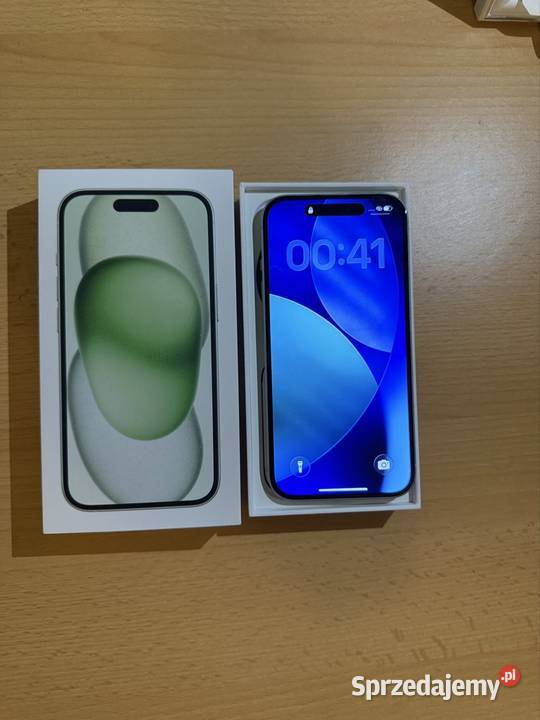 iPhone 15 128GB Green STAN IDEALNY IGŁA Pudełko mazowieckie Warszawa