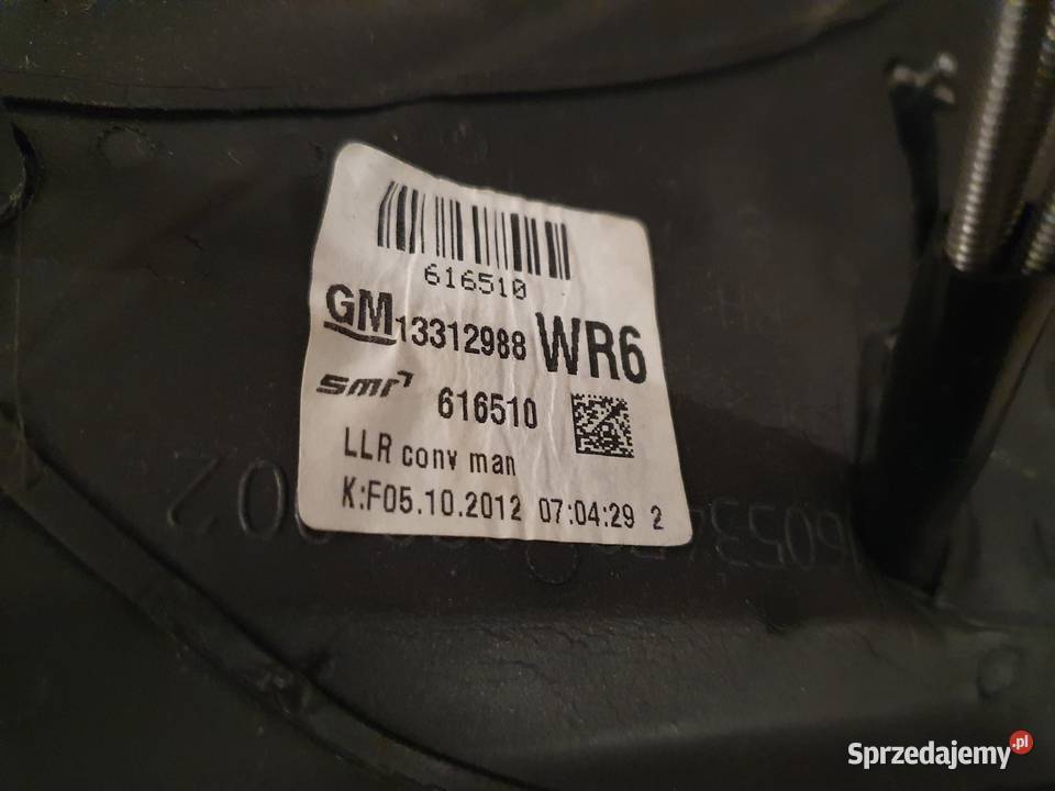 Lusterko prawe Opel Astra H ustawiane ręcznie mazowieckie Piaseczno