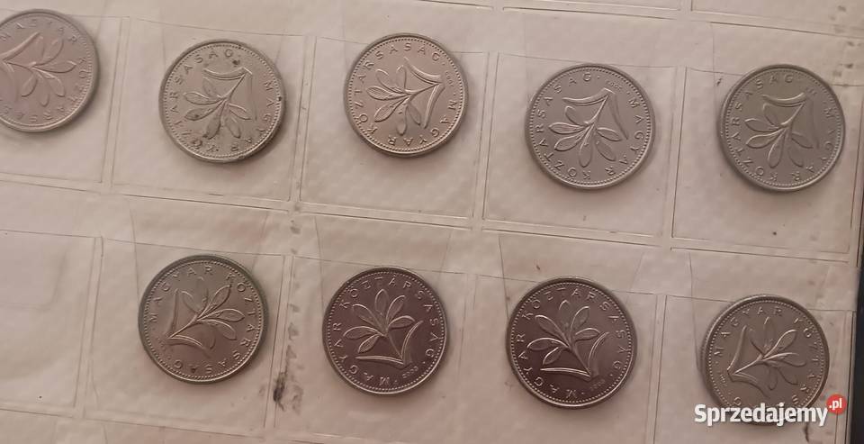 2 Forinty Węgry różne roczniki obiegowe
