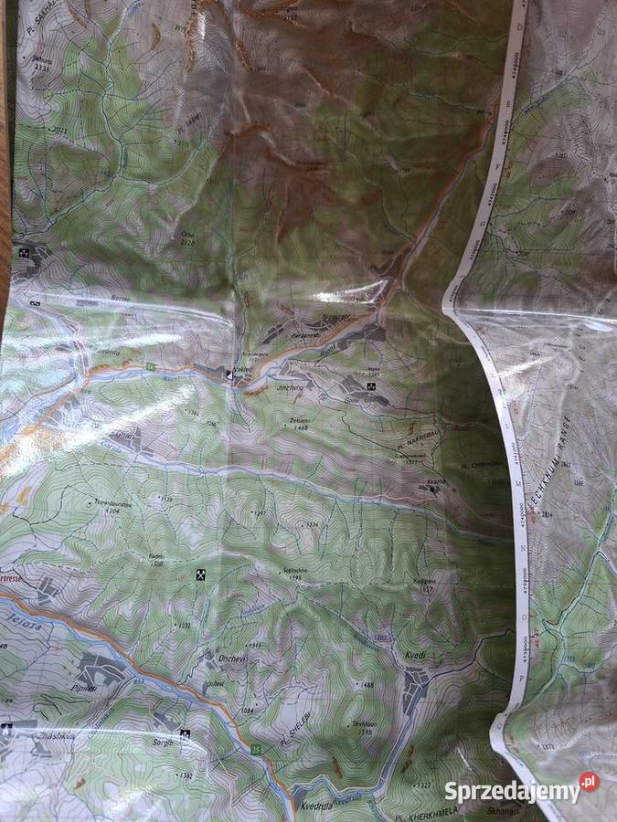GruzjaTrekking Maps 15000 Oni Resort utsera Kraków